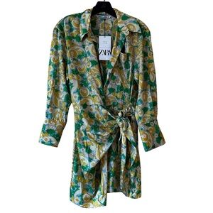 Zara Floral Wrap Dress